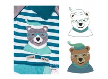 Stickdatei - Hipster Winterbär